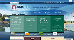 Desktop Screenshot of cityofbartlett.org